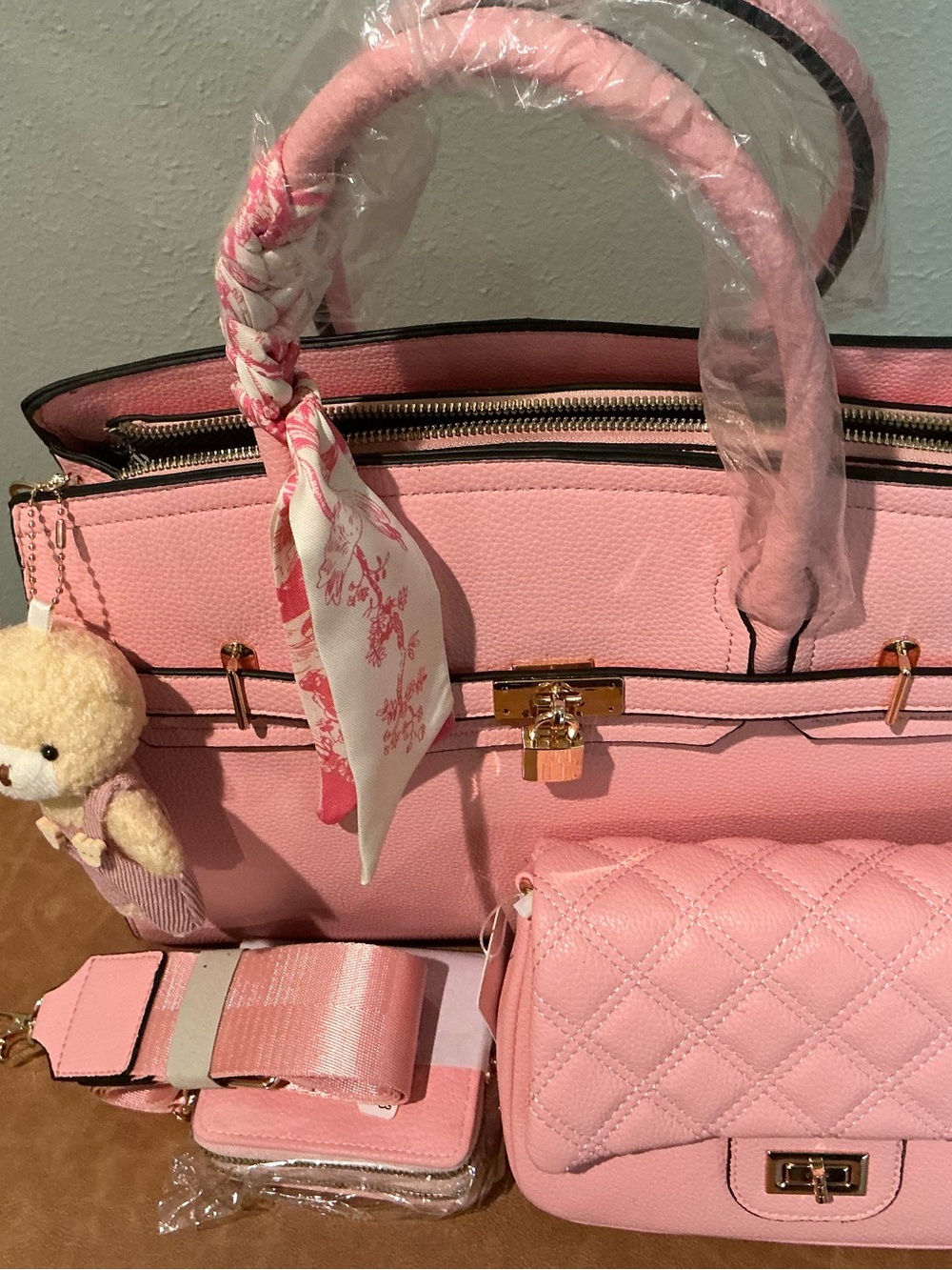 Elegant Pink Handbag